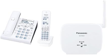 Amazon パナソニック Ru Ru Ru デジタルコードレス電話機 子機1台付き スマホ連動 Wi Fi搭載 Ve Gdw54dl W ホームネットワークシステム 中継アンテナ Kx Fkd3 セット パナソニック Panasonic 電話機本体