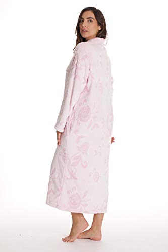 Image of Just Love Plush Zipper Lounger Solid Robe