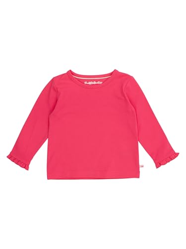 Image of RuffleButts Baby /Toddler Girls Knit Ruffle Tee - Long Sleeve T-Shirt