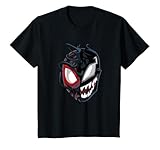 Marvel Spider-Man Classic Venom Miles Morales Split Mask T-Shirt