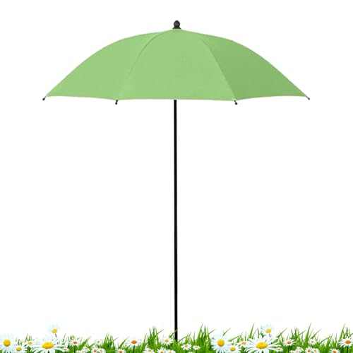 Generisch Sombrilla para plantas, protección solar ajustable en altura, dispensador de sombra para balcón, césped, huertos, Borde plano verde, Siehe Beschreibung