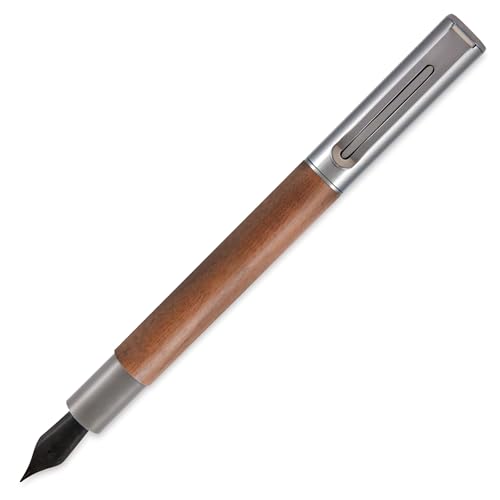 Stylo plume Noyer Monteverde Ritma Omniflex flexible en bois