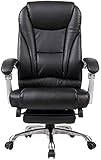 CPYGMXI Office Chair Sports Chair PU Leather Ottoman Chair Swivel Chair High Back Office Chair Computer Office Furniture