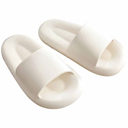 Pantoufles d'été à plateforme pour femme avec semelle épaisse de douche