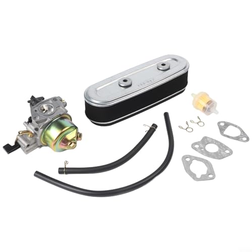 Kit de carburador para cortacésped Honda HR194, HR195, HR214, HRA214, HR215, HR216, HRA216, HRC216 y motores GXV120, GXV140, GXV160 con kit de ajuste de filtro de aire