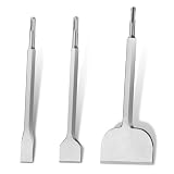 Gyxova Premium SDS Plus Set di scalpelli [3 pezzi] - Scalpello largo 280x100mm, scalpello ...
