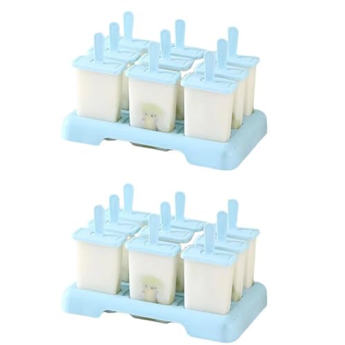 Buhdjfnke Molde de helado para helado, molde para helado, bandeja para helados, bandeja de hielo, utensilio de cocina, color