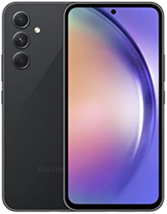 SAMSUNG Galaxy A54 5G + 4G LTE (128GB + 8GB) Unlocked Dual Sim (Only T-Mobile/Mint/Metro USA Market) 1 Year Latin America 6.4" 120Hz 50MP Triple Cam (Awesome Graphite SM-A546E/DS)