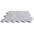 Tenedos Carrara Marble 2 inch Hexagon Mosaic Tile Honed for Kitchen Backsplash Bathroom Floor and Wall Shower ((Box of 4 Sheets))