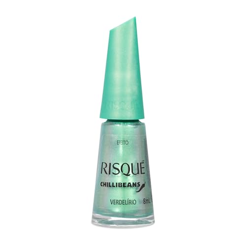 Esmalte Verde Água Risqué & Chilli Beans Verdelírio Efeito 8ml