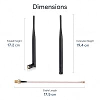 Nelawya 868 MHz LoRa Antenne SMA 3 dBi für Meshtastic, ESP32 LoRa, 2 Stück – Ansicht 6