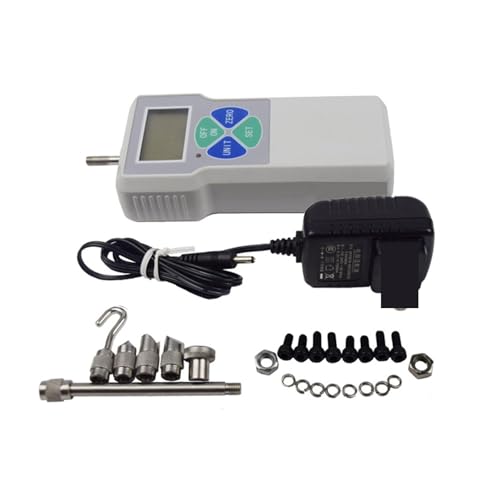 Medidor de fuerza digital 200N SF-50 pull push force gauge con pantalla retroiluminada 5