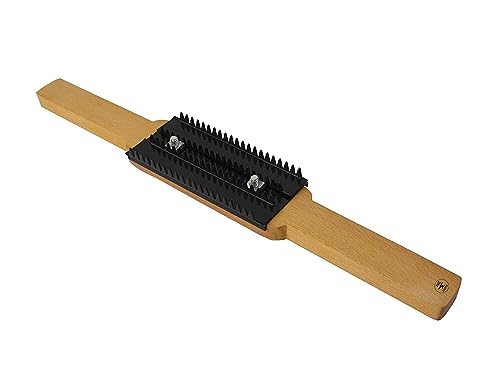 15" Buffer Wheel Rake - Essential Tool for Metal Polishing & Compound Cleaning, Removing Residual | Wooden Handle & Metal Rake - Achieve Professional Results on Buffing Wheels - One Pack image 4