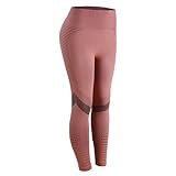 [Cómodo de usar] La entrepierna triangular permite la máxima libertad de movimiento, y las costuras entrelazadas pueden minimizar la fricción y el desgaste, lo que hace que estas medias de las mujeres sea perfecta. Pantalones de yoga para los deportes.