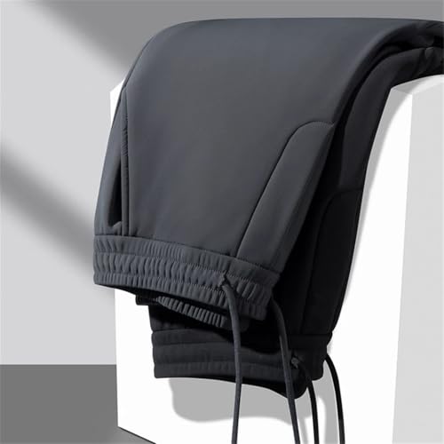 DBFBDTU Men's Winter Jogging Sports Pants Outdoor Fleece Thickened Solid Casual Pants Warm Trousers4