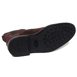 F6758 Beatles Uomo Dark Brown Tod’S Scarpe Suede Boot Shoe Man - Les Beatles, Paul McCartney, John Lennon, RIngo Starr, George Harrison F6758 Beatles Uomo Dark Brown Tod’S Scarpe Suede Boot Shoe Man – Image 3