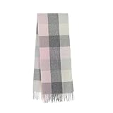 Dayaos Faux Kaschmir-Schal Plaid Vielseitiger Hals wärmer für Männer Warmer verdickter Schal für Frauen Herbst (005)