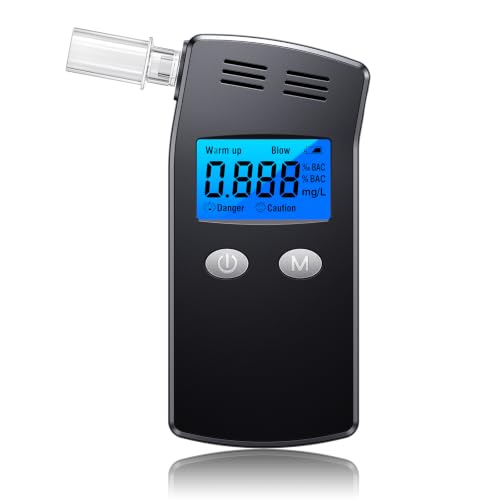 Breathalyzer, 2026 Upgraded Alcohol Breathalyzer Tester with LCD Display, Portable Personal...