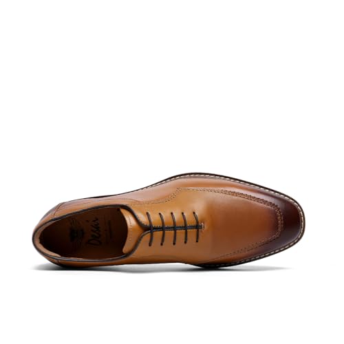 Image of Men's Dress Shoes Genuine Leather Oxford for Men Classic Comfortable Formal Business lace up No Creases Mens Dress Shoes