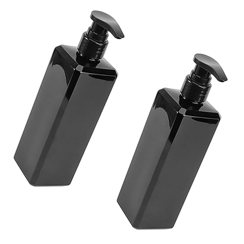 PRETYZOOM Multi-Purpose Storage Bottle 2 Pcs 500ml Shower Gel Plastic Bottles Pump