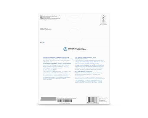 HP Premium Plus Photo Paper - Designed for HP Inkjet