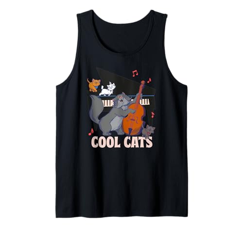 Disney - Aristochats Cool Cats Chats Musique Débardeur