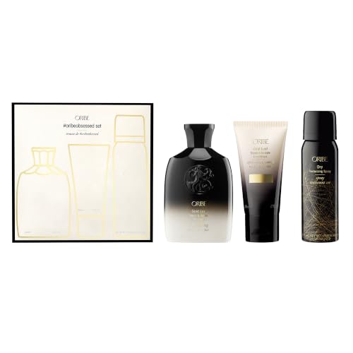 Oribe Obsessed Set - Gold Lust Shampoo Conditioner & Dry Texturizing Spray