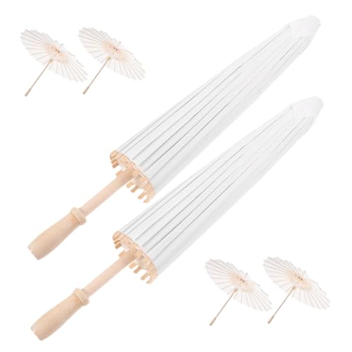 Parasols papier huilé blancs de décoratifs pour célébrer vos événements avec élégance