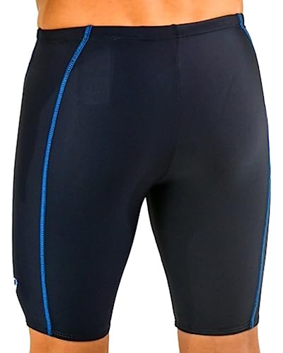 Bermuda para Natação Xtra Life Com Pespontado, Hammerhead, Masculina, Grafite/Azul Flúor, G