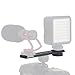 Rigdance Aluminum Camera Cold Shoe Mount, Hot Shoe Extension Camera Flash Bracket for Light, Mic, with 1/4'' Tripod Screw-4.9