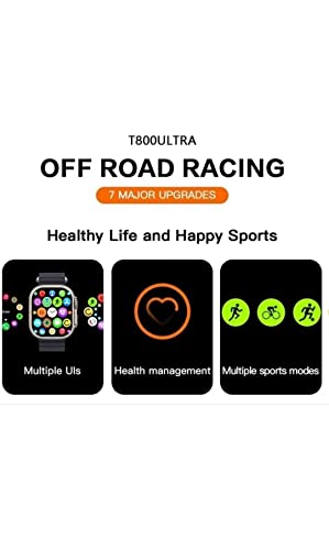 Image of Kalpana Shop Smartwatch T800 Series Ultra Smart Watch HD with Sports Mode, Wireless Charging and Health Monitoring Sports Features (Without SIM)(New Series Ultra8 T800)