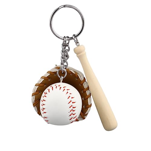 Image of COSTOYFUN Mini Cute Soccer Keychain Bowling Tennis Baseball Keychain for Men Women Boys Girls Gift