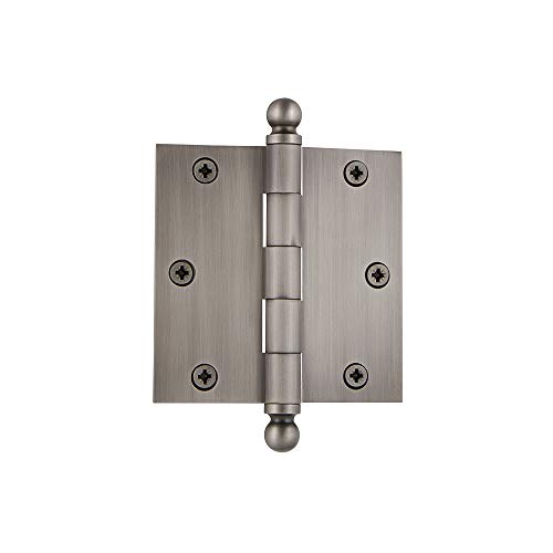 Image of Nostalgic Warehouse Ball-Tip Residential Door Hinge with Square Corners
