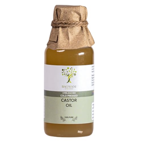 Image of Cold Pressed Unbleached Castor Oil For Hair Growth, 100% Natural Arandi Oil for Skin, Nails, Joint Pain Relief & Constipation | Pure Extra Virgin Castor oil 100ml in Plastic Bottle