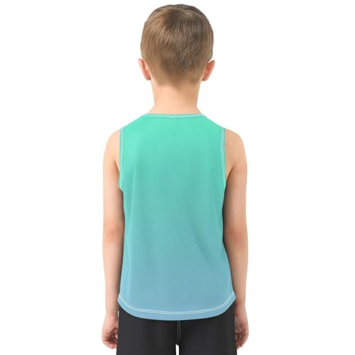J JOYSAY Deep Relief Gradient Boys Tank Top Sleeveless Muscle Shirts Quick Dry Kids T-Shirts 3-15T3