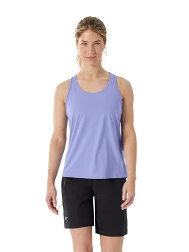 Arc'teryx Taema Tank Women's - Quick Dry, Lightweight Racerback Workout Tank Tops for Women - Hiking, Running, Fitness - Moonstone Heather, Small