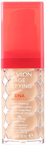 Revlon Age Defying Foundation with DNA Advantage, Honey Beige, 1 Fluid Ounce