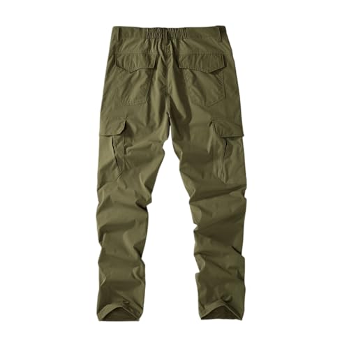 Tactical Cargo Work Pants for Men Big and Tall Ripstop Stretch Hiking Pants with Multi Pockets Trousers Match Outfit4