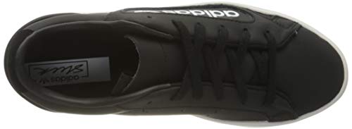 Image of adidas Sleek W, Women's Sneaker, Core Black Crystal White FTWR White, 7 UK (40 2 /3 EU)