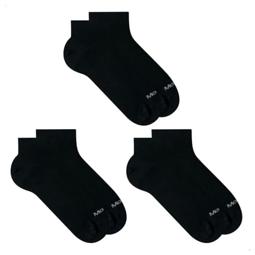 MASH Meia Sapatilha Cano Curto Esportiva Active Com Algodão Unissex, 3 Preto, 39-44