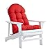 Gartenstuhlkissen gepolstert für Adirondack, wasserdichtes Innen- und Außenterrasse, getuftetes Lounge-Kissen, Sitzpolster, weich, langlebig und bequem, 44 x 19 x 4,72 Zoll