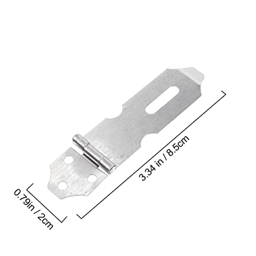 Image of DOITOOL Stainless Steel Locks 20pcs Heavy Duty Hasp Door Latch Padlock Clasp for Security