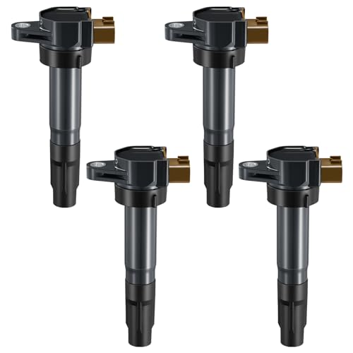 Image of BDFHYK Ignition Coil Pack UF634 Compatible with Suzuki Swift 2013-2016 Grand Vitara 2009-2013 Kizashi SX4 2010-2013 SX4 Crossover 2012 1.2L 1.6L 2.0L 2.4L Suzuki Oem Coil Pack Coil for C1732 Set of 4
