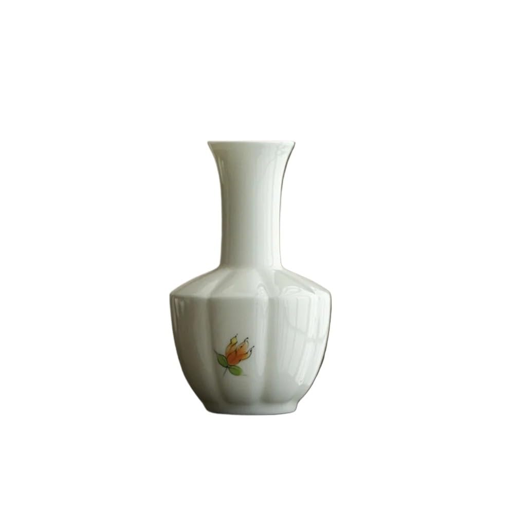 Vase Porcelain Hand-painted Floral Vase Antique Plant Pot Household Flowerpot Tableware Accessories Decoration Craft