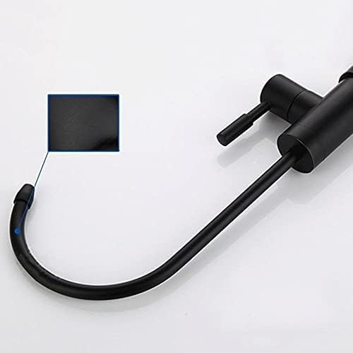 Grifo con Filtro de Agua Potable, Color Negro, con rotación de 360 Grados, por ósmosis inversa, para Fregadero de Cocina, filtración de Agua Potable