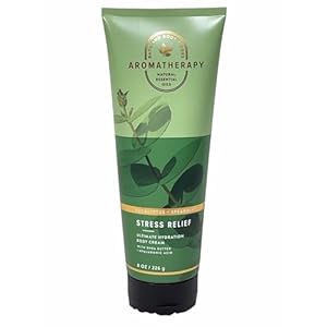 Bath & Body Works Aromatherapy Eucalyptus & Spearmint Body Cream with Natural Essential Oils 8 Ounce (Eucalyptus & Spearmint), 1 item