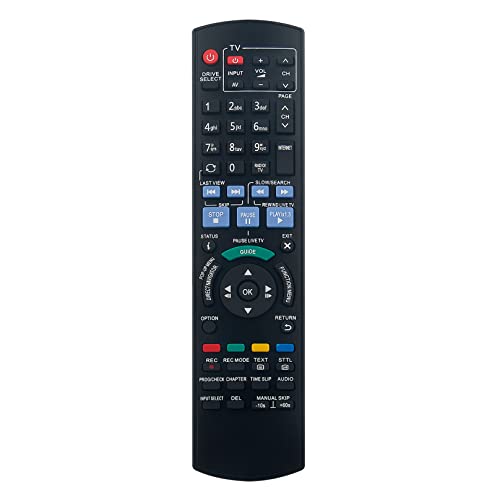 N2QAYB000986 Replacement Remote Control -VINABTY-Fit for Panasonic Blu-ray Disc Player HDD Recorder remote control DMR-BCT845 DMR-BCT940 DMR-BST845 DMR-BST940 DMR-BST740 DMR-BCT84 DMR-BCT74 - Image 3