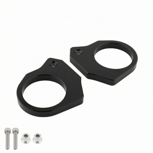 Accessoire motorcycle rehausse guidon noir avec bride de fixation
