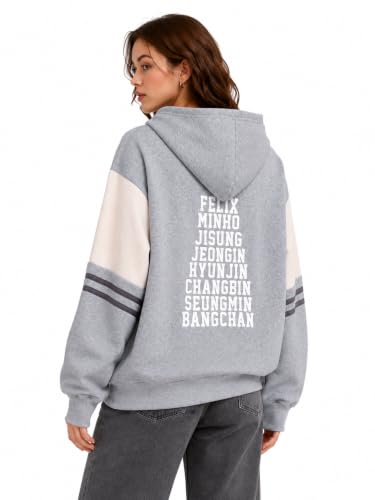 Image of JUNG KOOK SKZ Hoodie Felix Hyunjin Bangchan New Album Star Concert Sweater Support Sweatshirt Shirt Skz Merch for Women
