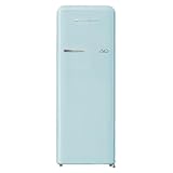 PYRAMIDEA Frigorifero Mambo Vintage 240 Litri Diversi Colori Disponibili MAMBO24 (Porta Singola, Azzurro)